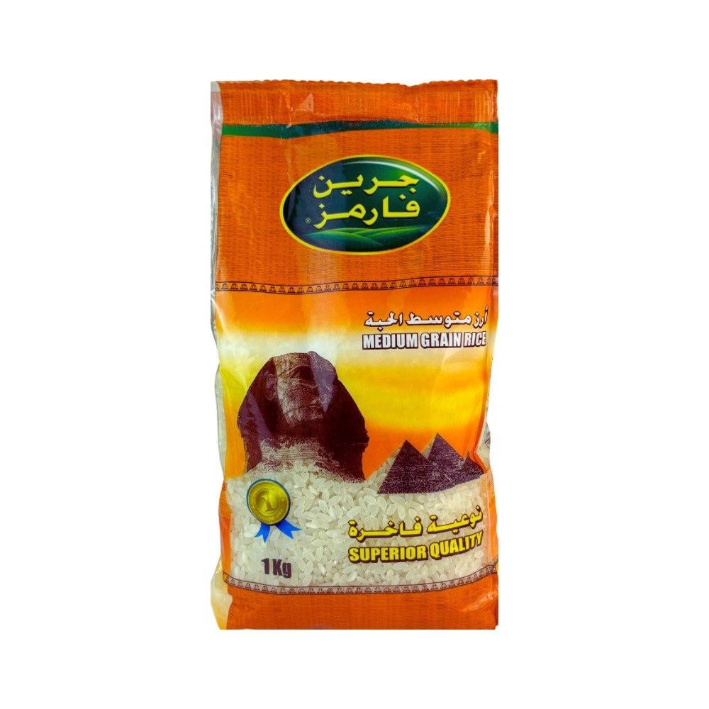 جرين فارمز ارز متوسط الحبة 1كجم