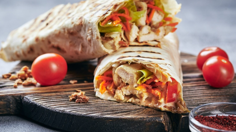 شاورما دجاج بالوزن غذائك