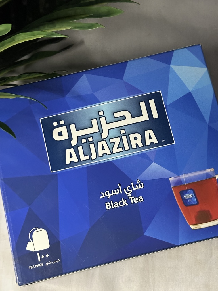 شاي اسود الجزيرة 100كيس