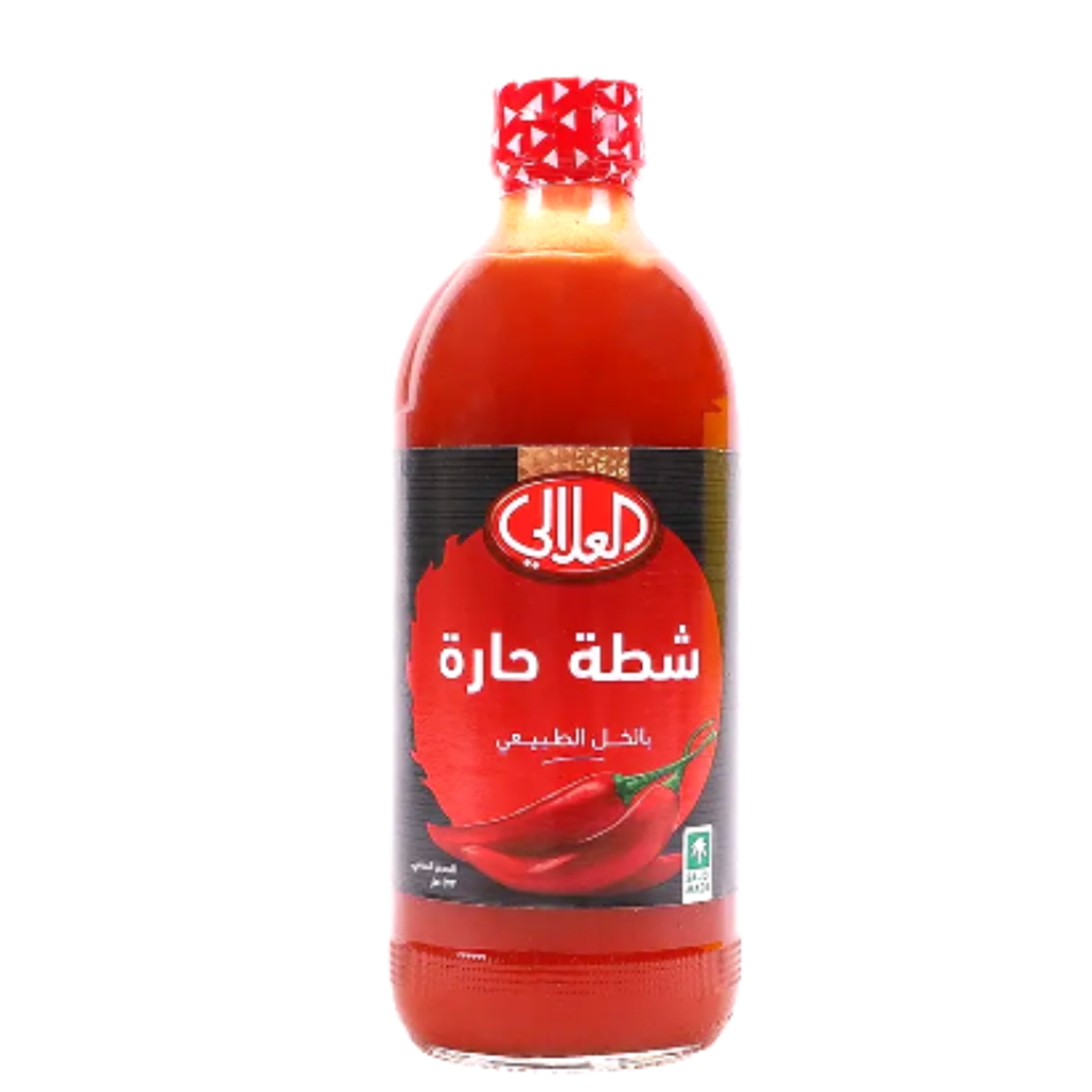 العلالي شطة حاره بالخل الطبيعي 473  مل