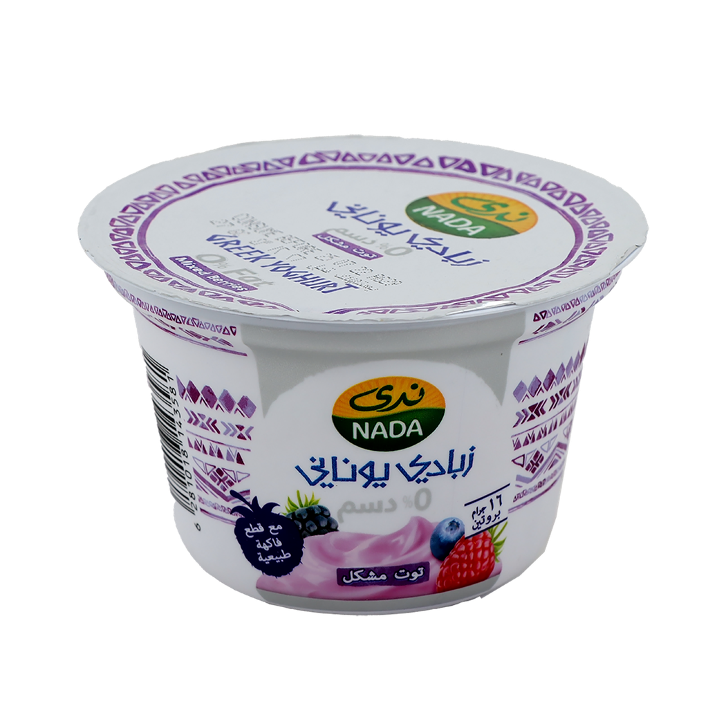 ندى زبادي ميكس بيري توت مشكل 160جم