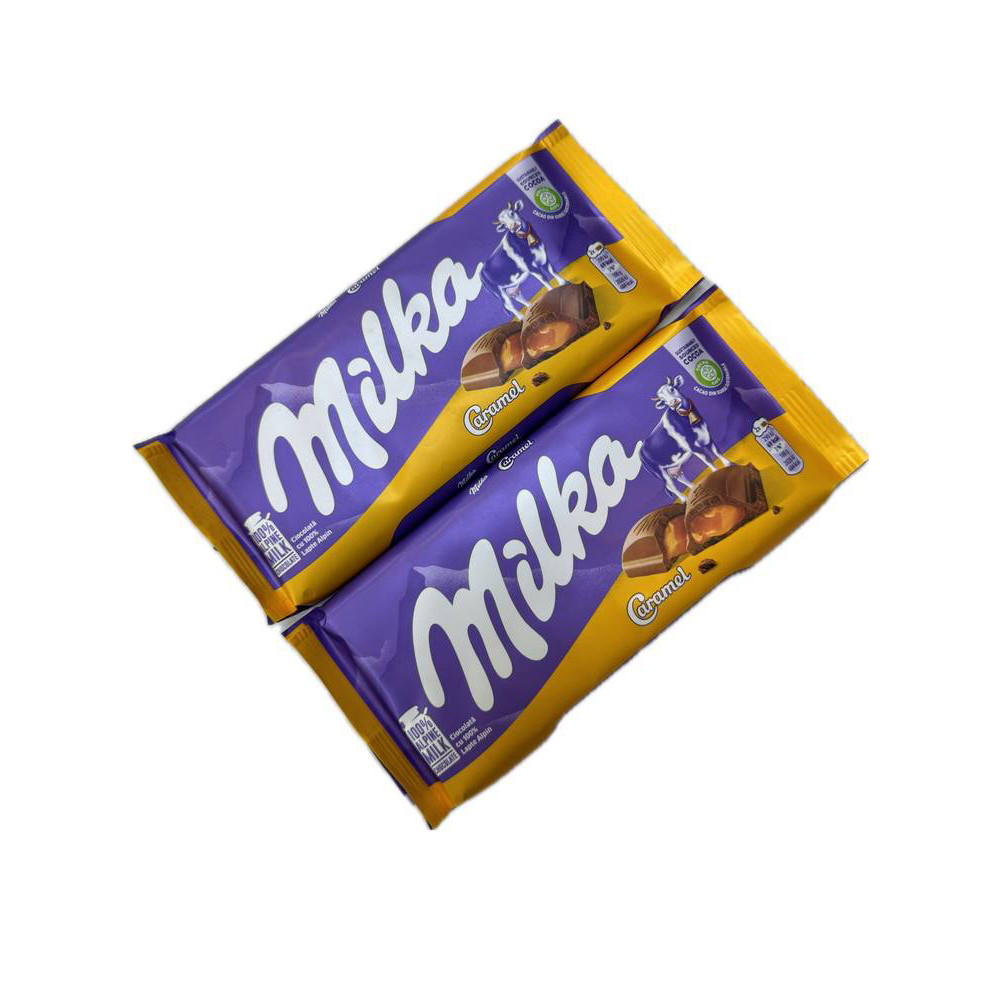 ميلكا بار حشوة الكراميل 100جم