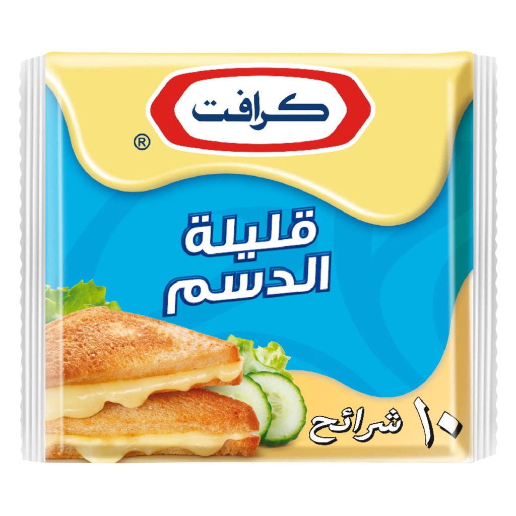 كرافت جبنة شرائح لايت 200جم