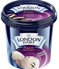 ايس كريم لندن دير كوكيز كوب 125 مل