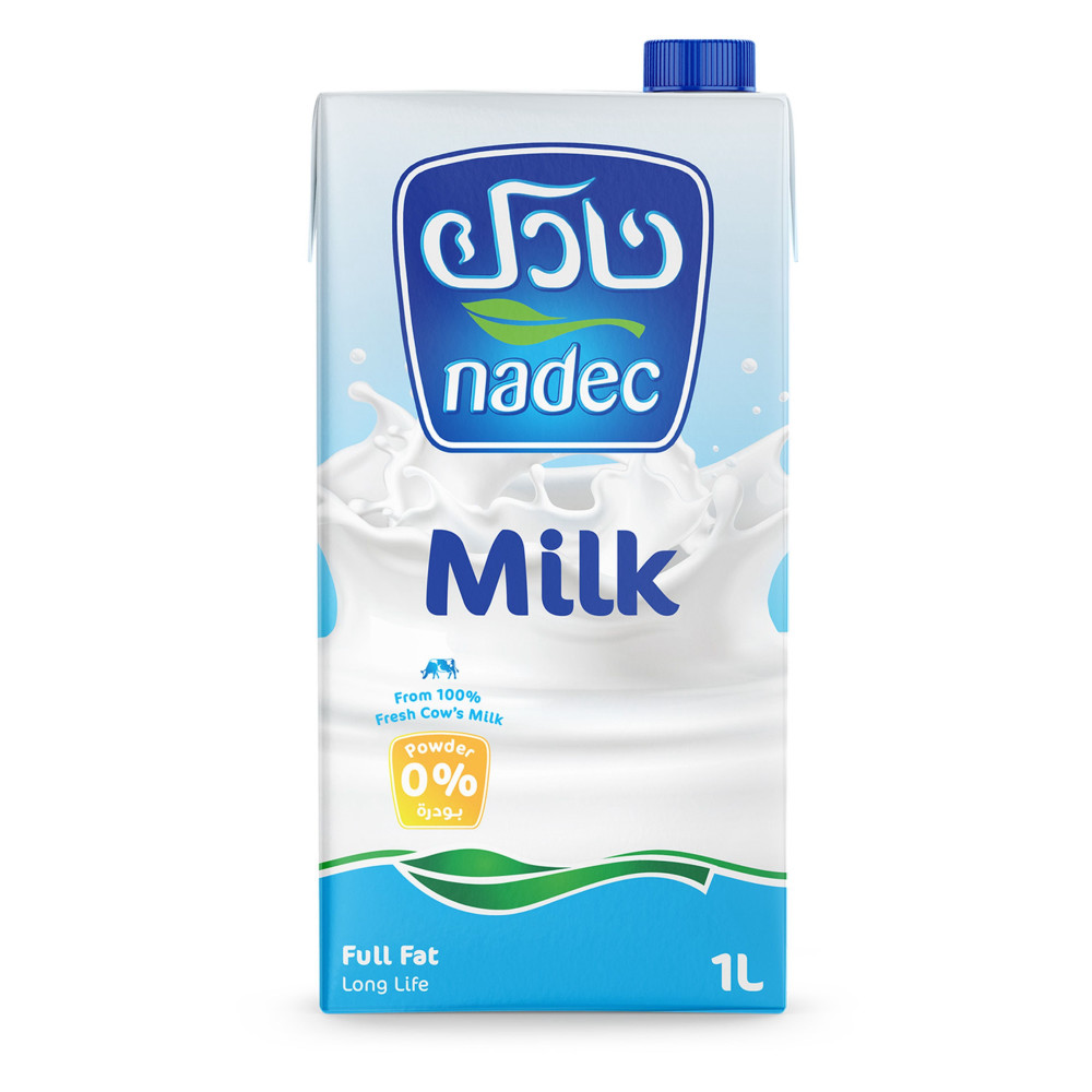 حليب نادك طويل الاجل كامل دسم 1 لتر