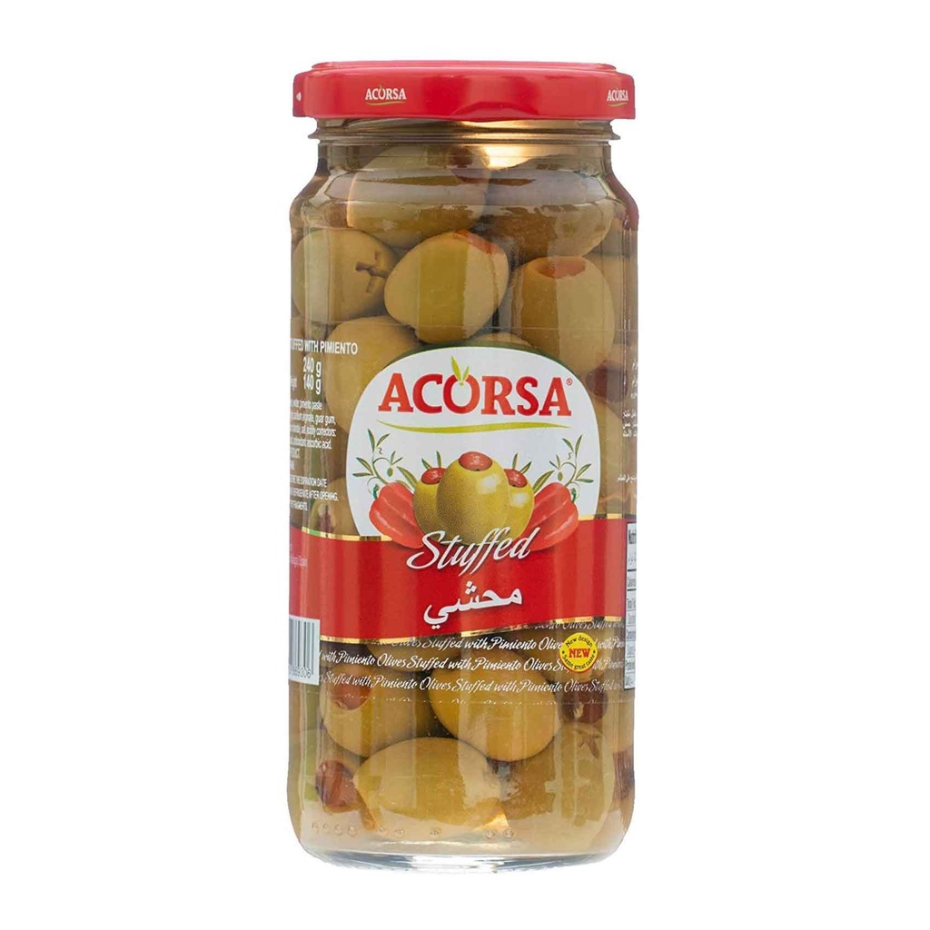 اكورسا زيتون اخضر محشي 240جم