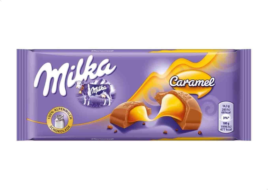ميلكا بار حشوة كرامة بالتوت 100جم