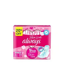 اولويز ماكسي سميكة وردي 30 ح بشرة حساسة