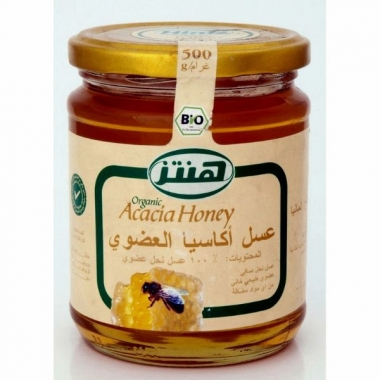 عسل نحل صافي اكاسيا العضوي هنتز 500ج
