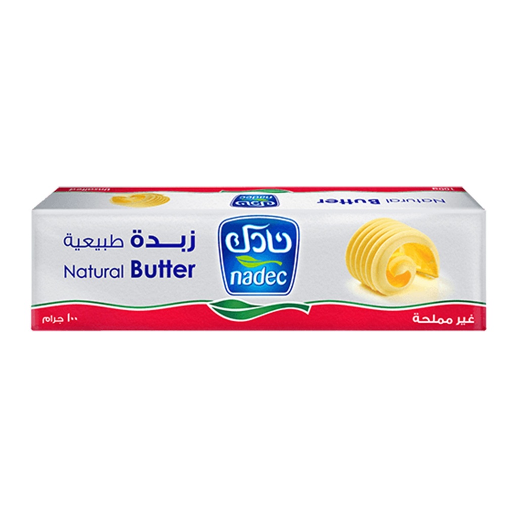 زبدة طبيعي نادك 100 غ فويل