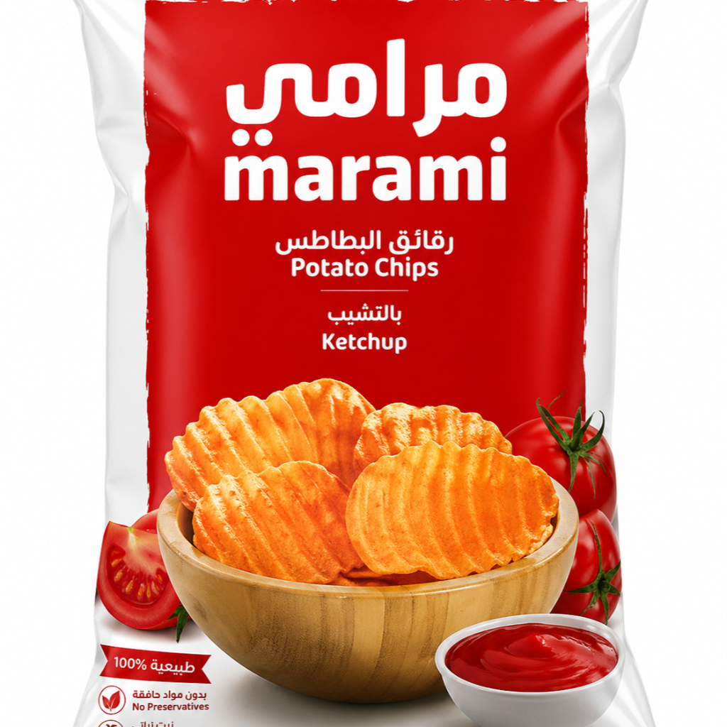 رقائق مرامي كاتشب 30  جم