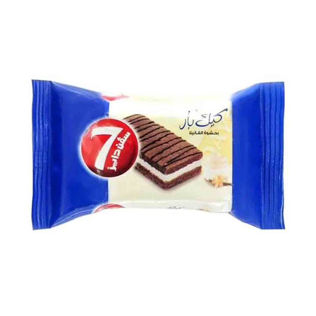 كيك بار فانيلا سفن دايز 25جم