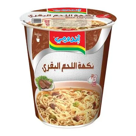 اندومي كوب نكهة اللحم البقري 60  جم