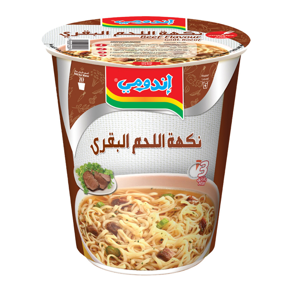 اندومي كوب نكهة اللحم البقري 60  جم