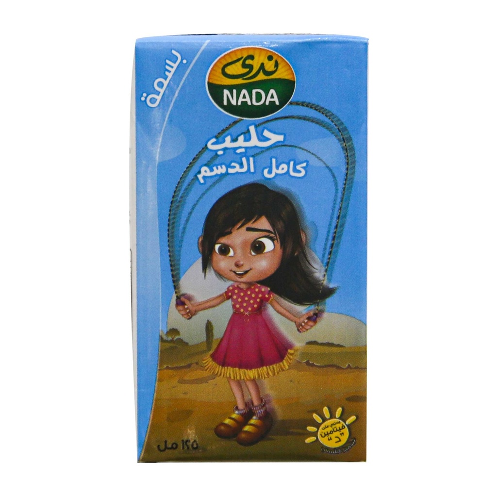 حليب كامل الدسم دحومي 115  مل ندي