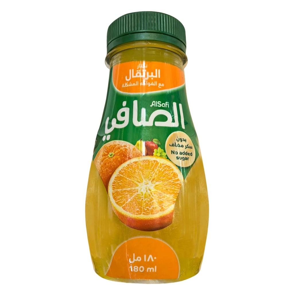 نكتار البرتقال مع الفواكة 180  مل الصافي