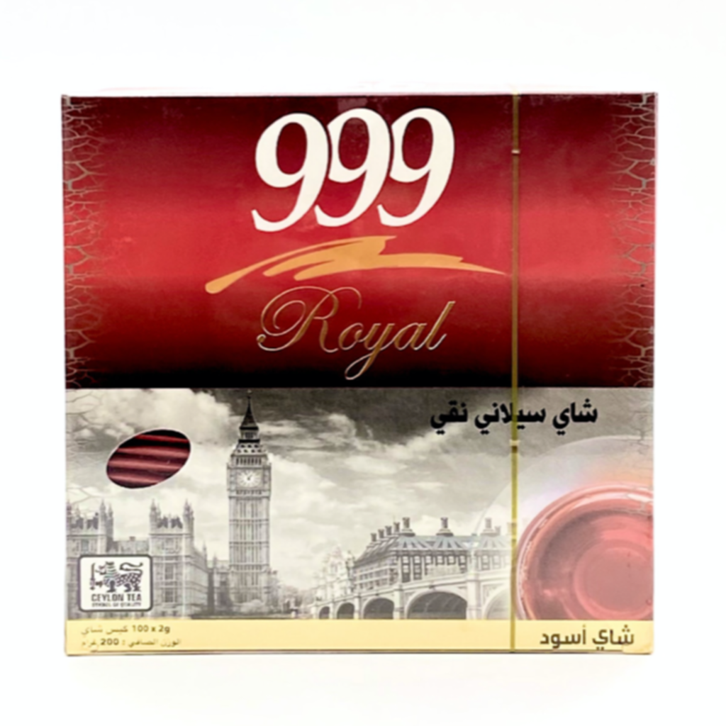 شاي 999  رويال انجليزي 100  كيس