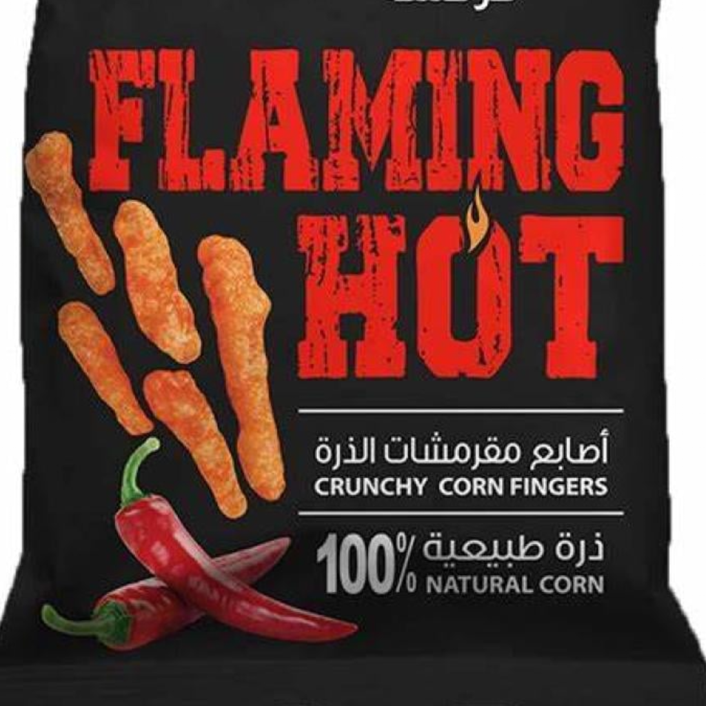 اصابع الذرة كرانشي شطة حار