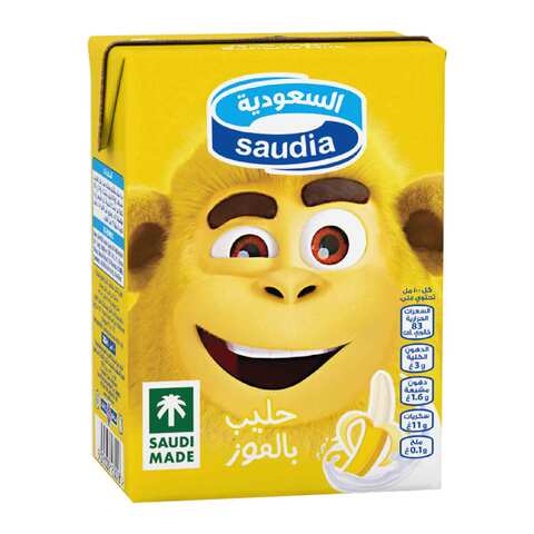 حليب السعودية بالموز 200مل