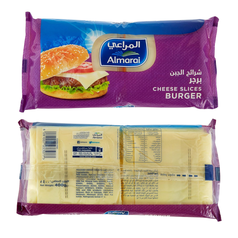 شرائح برجر 400 جرام المراعى