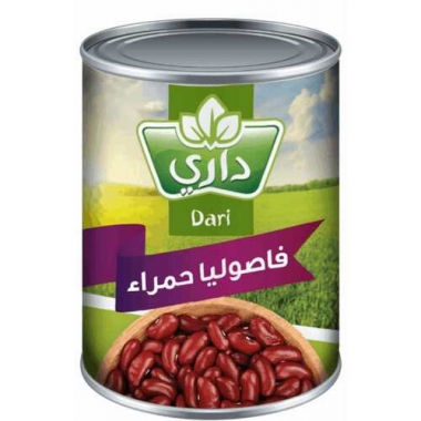 فاطوليا حمراء داري مطبوخة معلبة 400 جم - المنجم