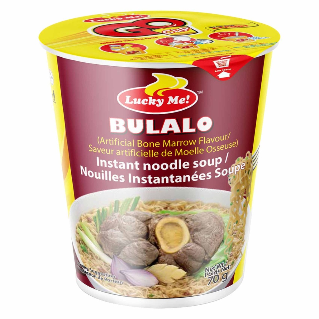 لاكي مي كوب كبير بنكهة نخاع العظام 70ج