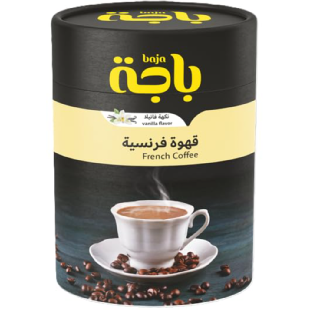 باجة -قهوة فرنسية نكهة فانيلا 150جم