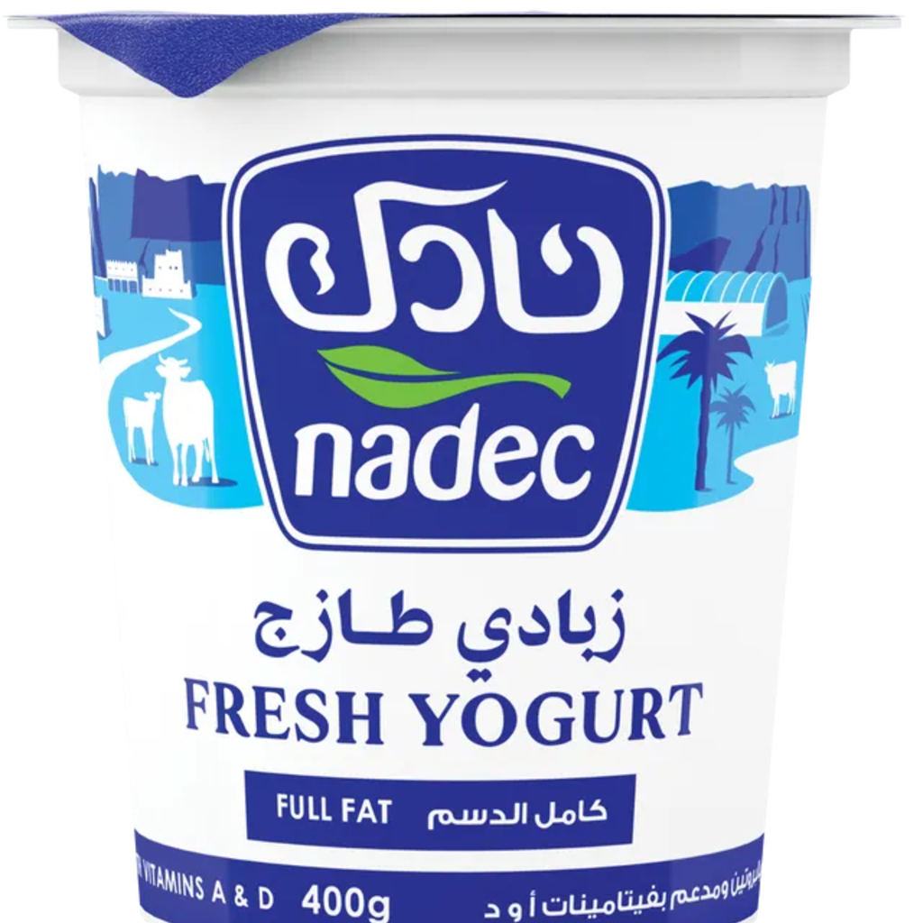 زبادي نادك كامل الدسم 400جم