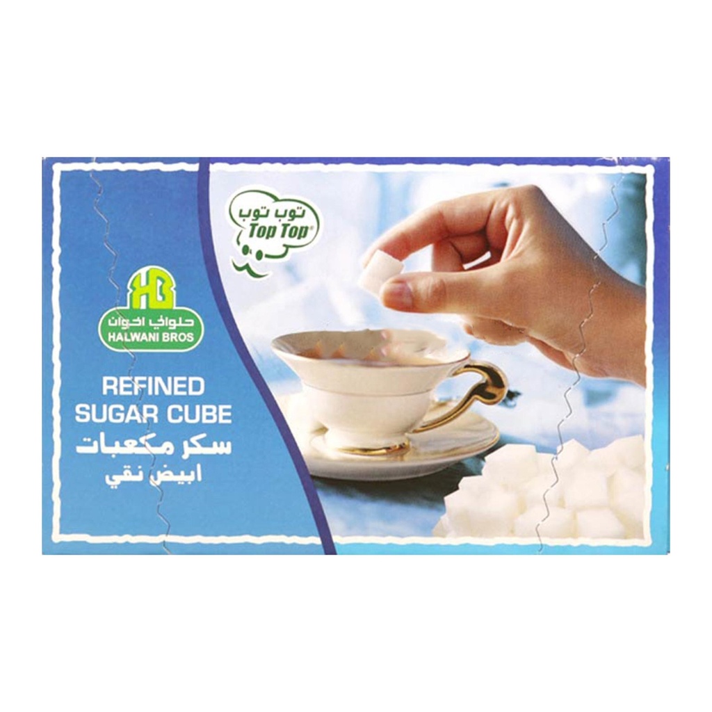 سكر مكعب توب توب 500جم