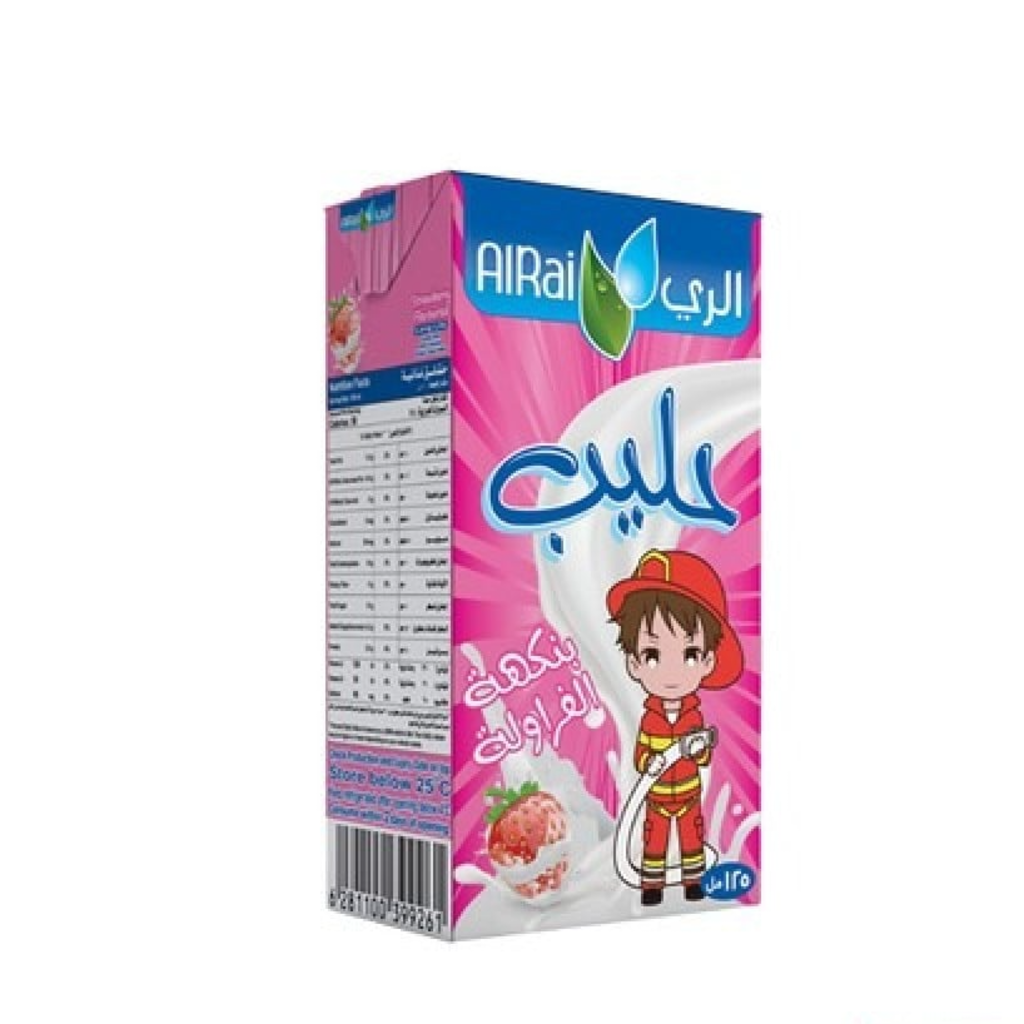 حليب بالفراولة 125 مل الري