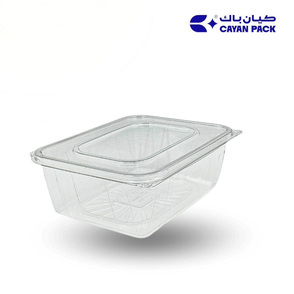 علب شفاف 360  بدون غطاء
