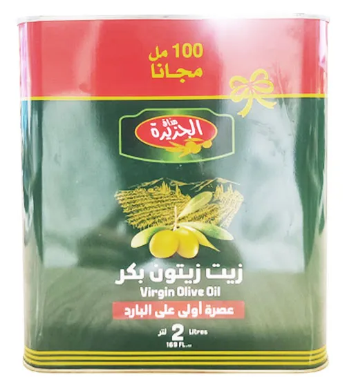 زيت زيتون بكر مذاق الجزيرة 2  لتر