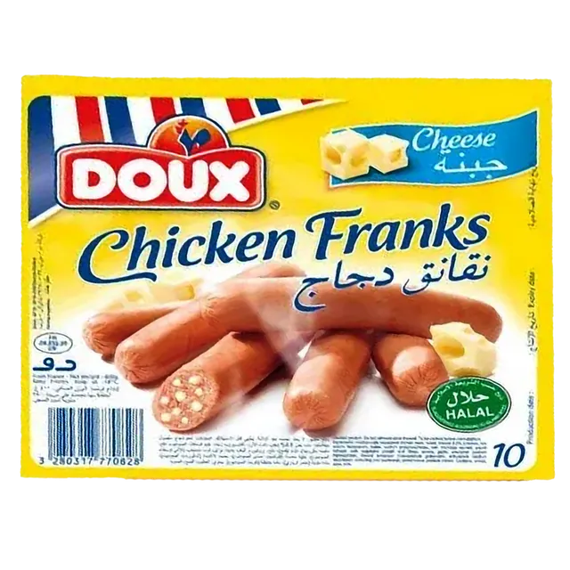 نقانق دجاج دوكس بالجبنة 400  جم