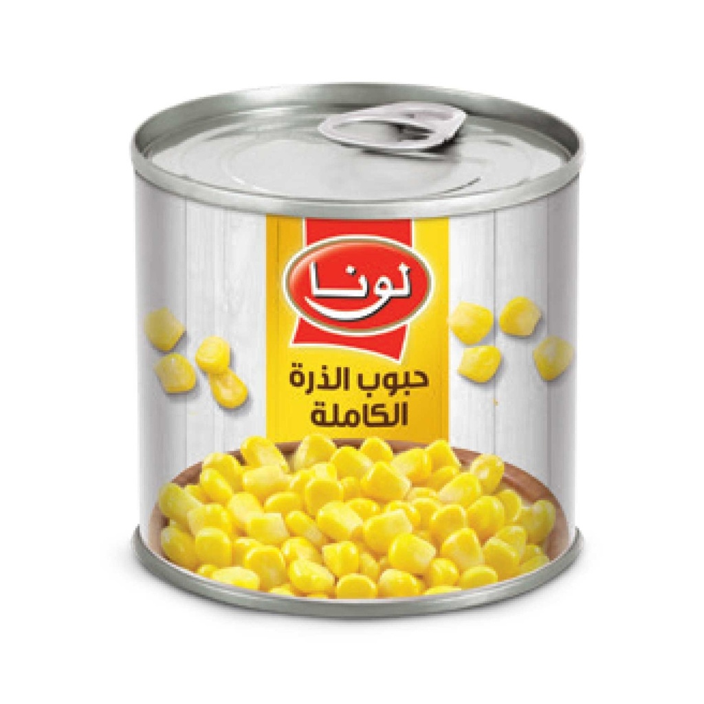ذرة حلوة لونا الحبة الكاملة 340  جم