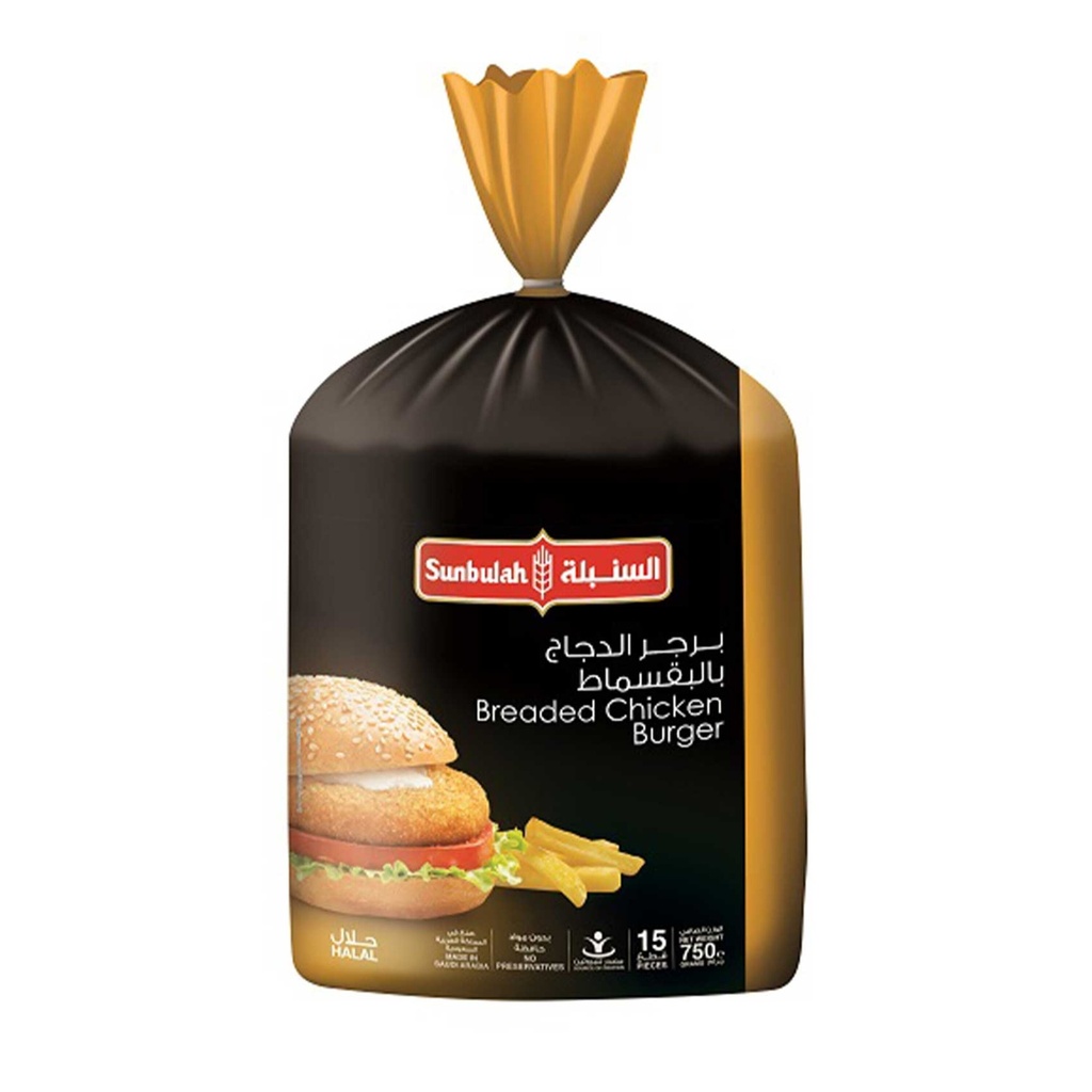 برجر الدجاج بالبقسماط 750جم