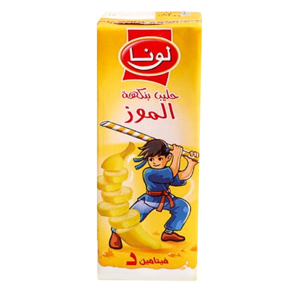 لونا حليب بالموز - 200  مل