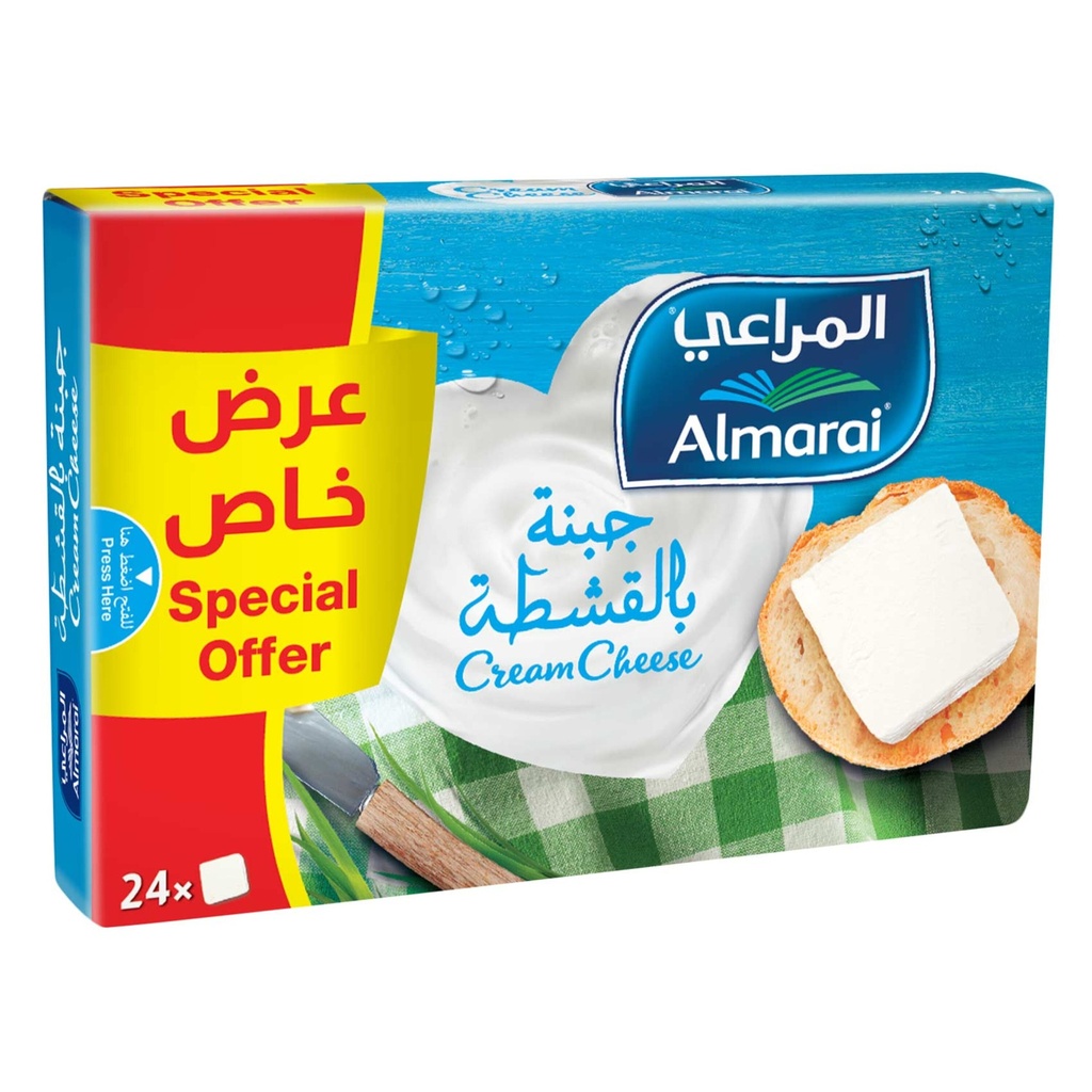 جبنة مربعات المراعي 432 غم
