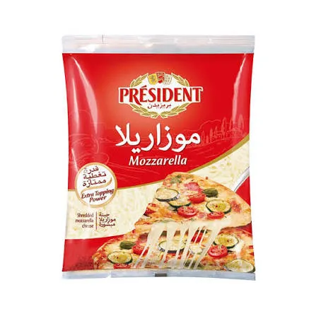 جبن موزاريلا مبشور بريزيدن 450 المنجم