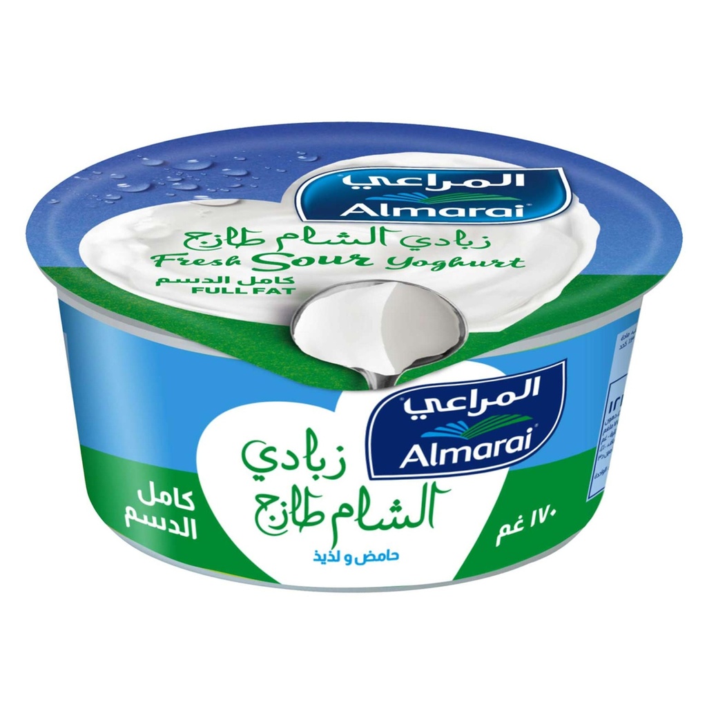 المراعي زبادي الشام كامل الدسم 170 جم