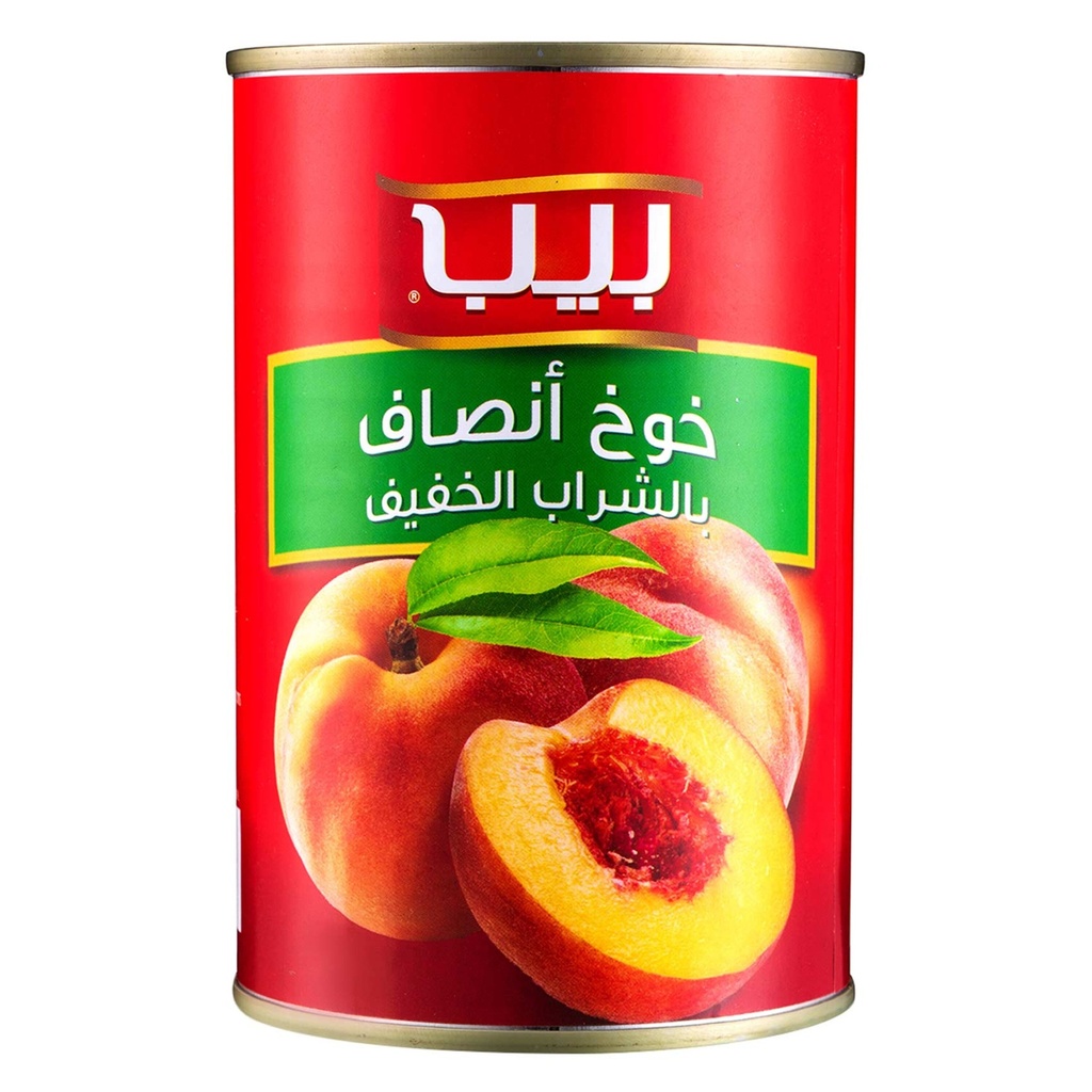 خوخ انصاف معلبه بيب 425ج