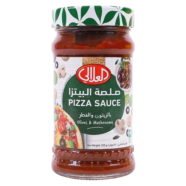 العلالي صلصة البيتزا بالزيتون و الفطر 320  جم
