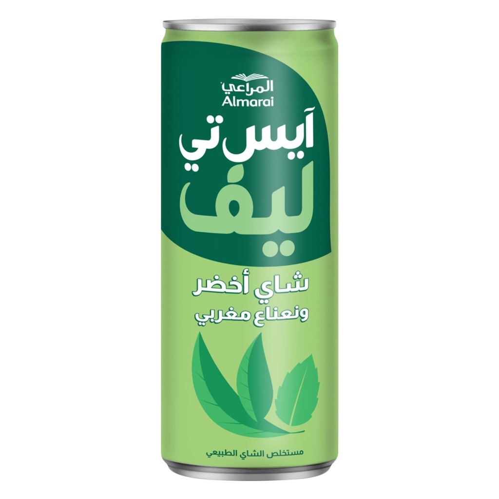 المراعي ايس لايف شاي اخضر و نعناع 240مل