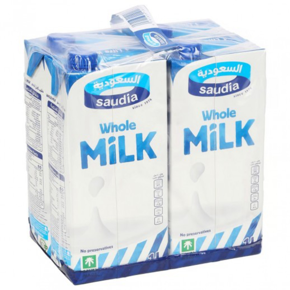 حليب كامل الدسم السعودية 1لتر