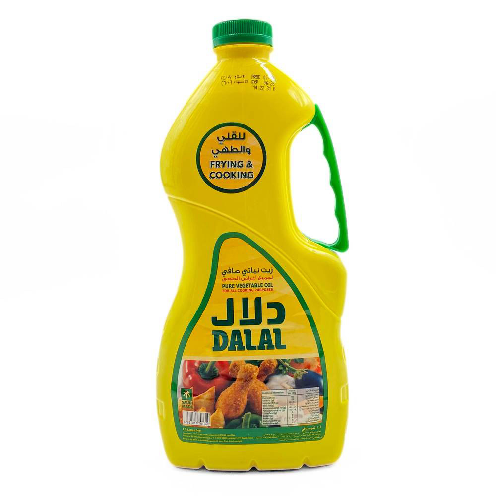 زيت دلال للطبخ والقلي 1.5  لتر