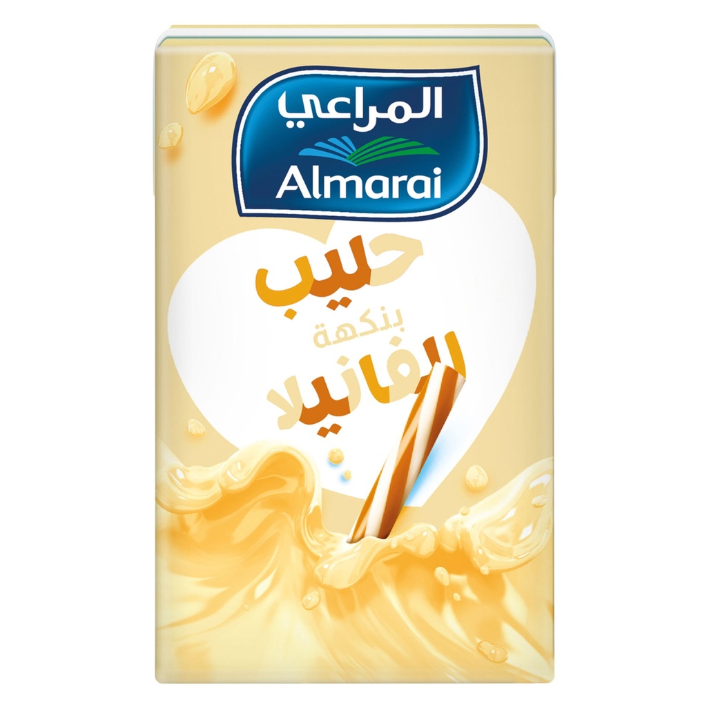 حليب بنكهة الفانليا 150 مل المراعي