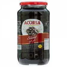 اكورسا زيتون اسود شرائح 950 غرام