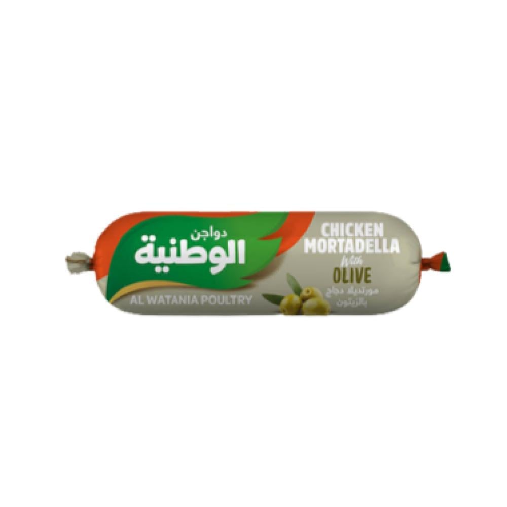 مرتديلا لوطنية دجاج بالزيتون