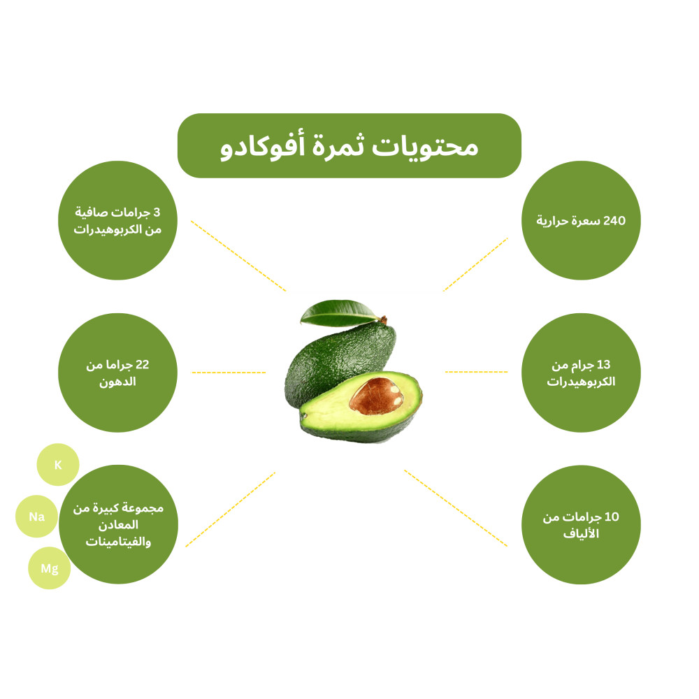 غذائك .لبنة الافوكادو