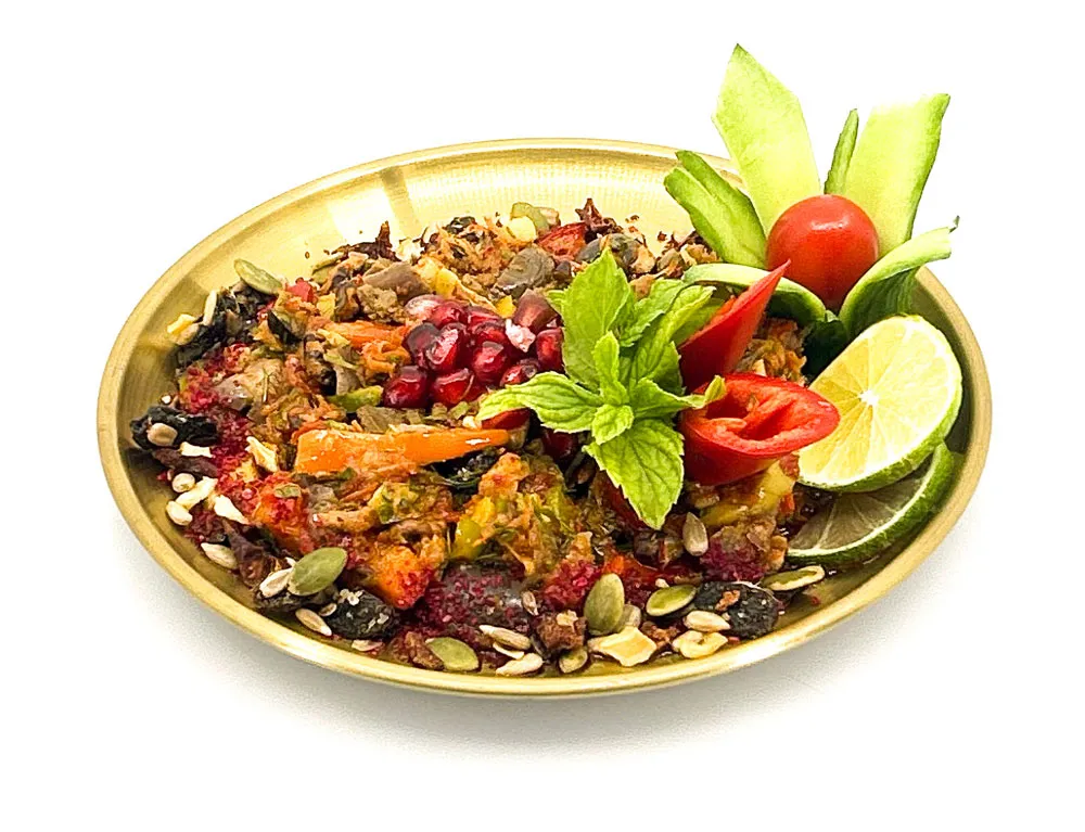 غذائك .سلطة المكدوس