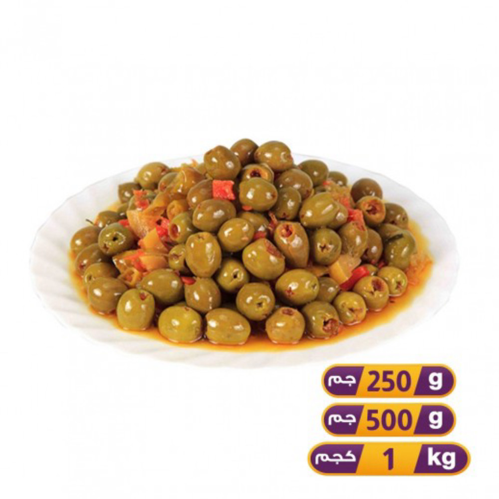 غذائك .زيتون اخضر سوري  زينة